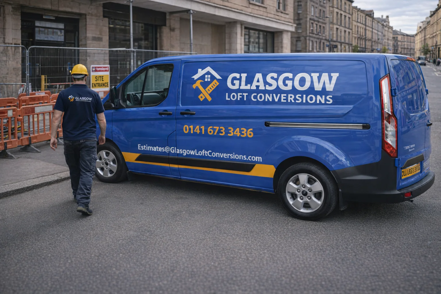 Glasgow Loft Conversions - Branded Van 2